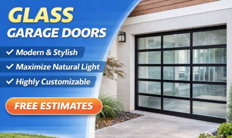 Glass Garage Door Installation Orange